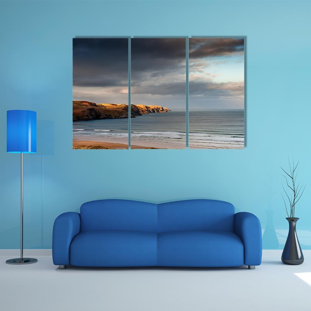 Strathy Bay To Strathy Point Canvas Wall Art-3 Horizontal-Gallery Wrap-37" x 24"-Tiaracle