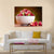 Strawberries In Bowl Canvas Wall Art-1 Piece-Gallery Wrap-48" x 32"-Tiaracle