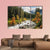 Stream & Forest Canvas Wall Art-3 Horizontal-Gallery Wrap-37" x 24"-Tiaracle