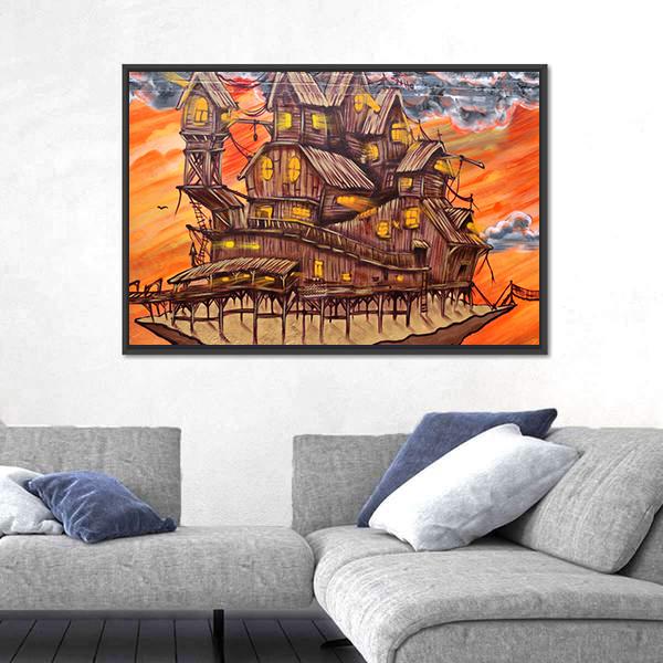 Street Art Abstract Canvas Wall Art-3 Horizontal-Gallery Wrap-25" x 16"-Tiaracle