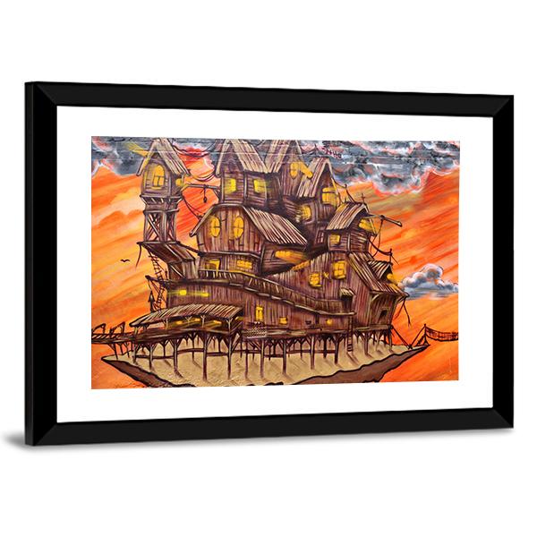 Street Art Abstract Canvas Wall Art-3 Horizontal-Gallery Wrap-25" x 16"-Tiaracle