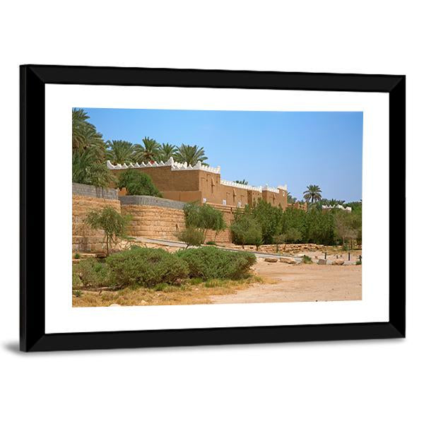 Streets Of The Old City Diriyah Near Ar Riyadh Canvas Wall Art-3 Horizontal-Gallery Wrap-25" x 16"-Tiaracle