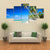 Stunning Beach In French Polynesia Canvas Wall Art-3 Horizontal-Gallery Wrap-37" x 24"-Tiaracle