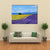 Stunning Rural Landscape With Lavender Field Canvas Wall Art-4 Horizontal-Gallery Wrap-34" x 24"-Tiaracle