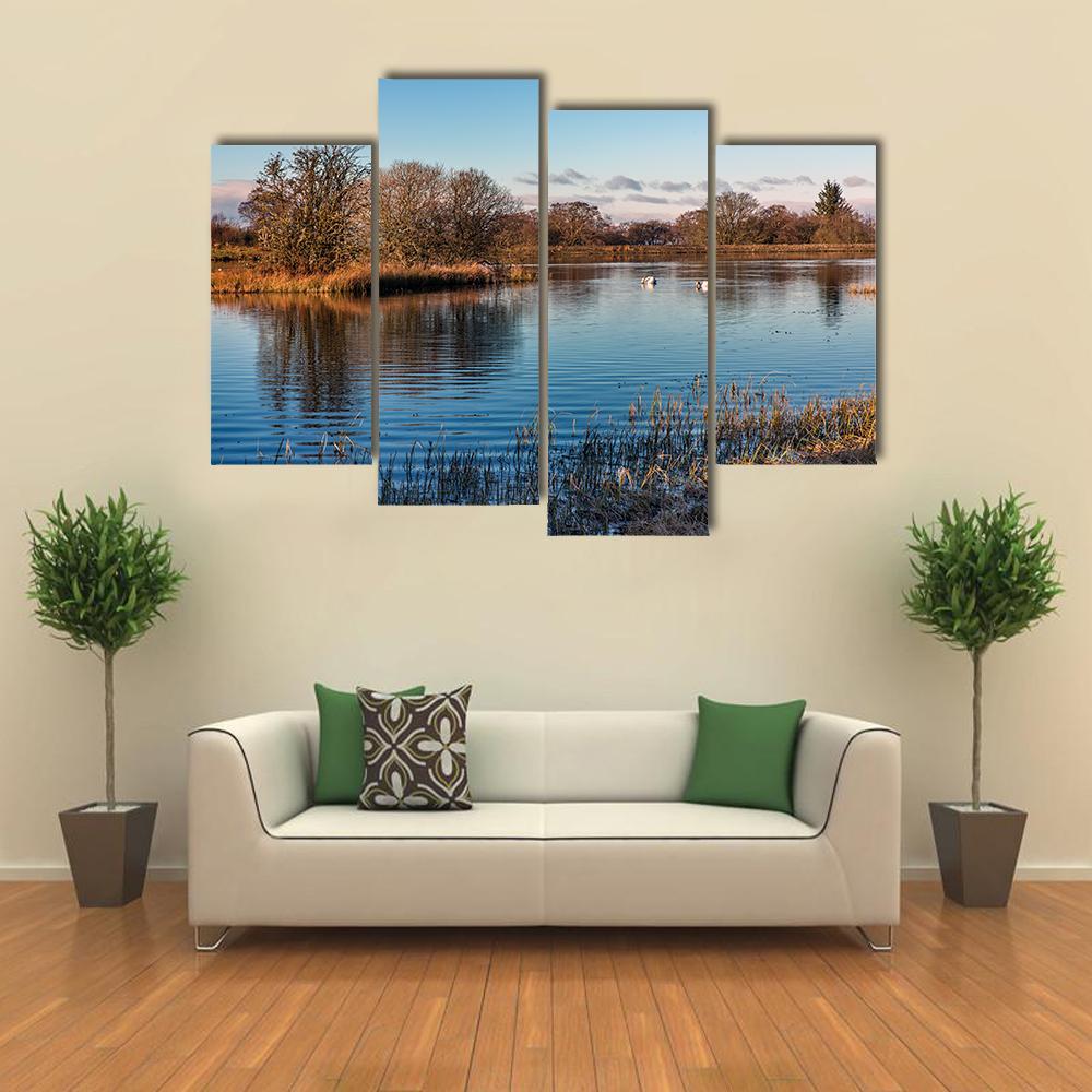 Stunning View Of A Scottish Loch Canvas Wall Art-4 Pop-Gallery Wrap-50" x 32"-Tiaracle