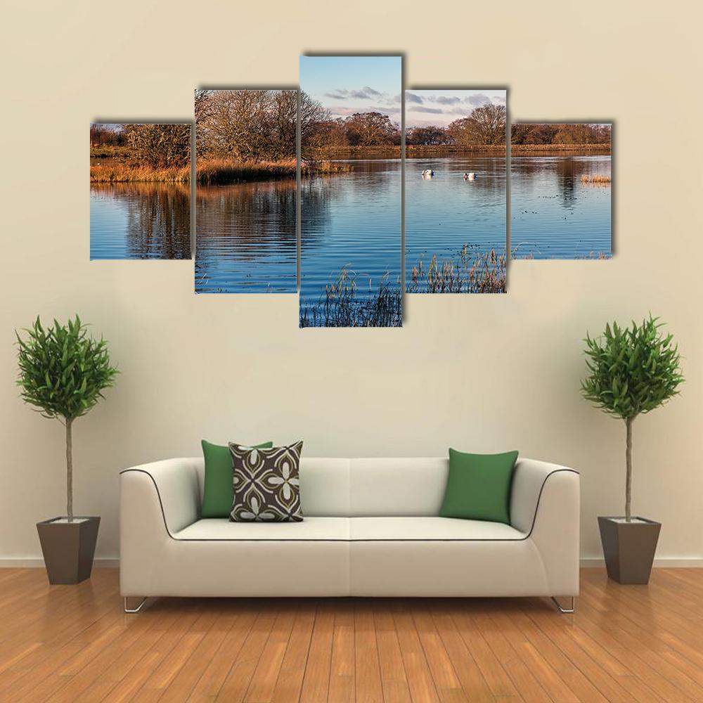 Stunning View Of A Scottish Loch Canvas Wall Art-4 Pop-Gallery Wrap-50" x 32"-Tiaracle