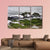 Green Rocks At Beach Canvas Wall Art-3 Horizontal-Gallery Wrap-37" x 24"-Tiaracle