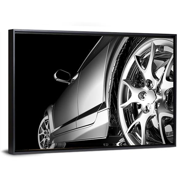 Stylish Car Canvas Wall Art-3 Horizontal-Gallery Wrap-25" x 16"-Tiaracle