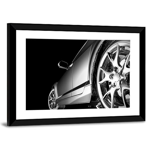 Stylish Car Canvas Wall Art-3 Horizontal-Gallery Wrap-25" x 16"-Tiaracle
