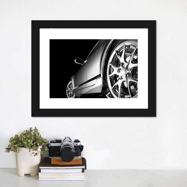 Stylish Car Canvas Wall Art-1 Piece-Framed Print-20" x 16"-Tiaracle
