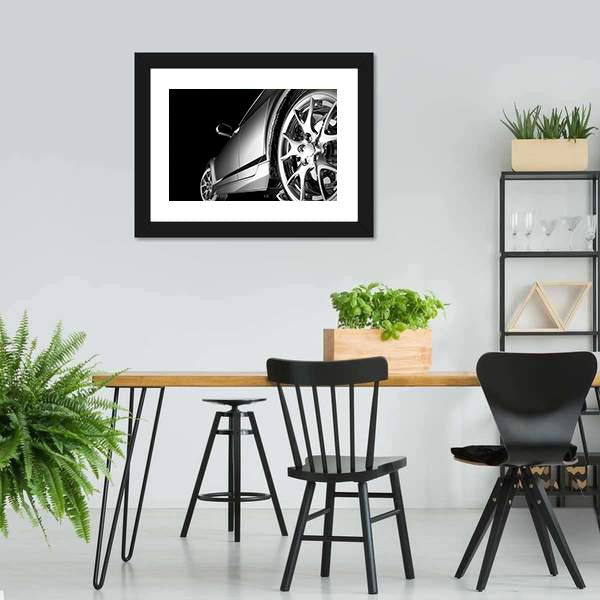 Stylish Car Canvas Wall Art-3 Horizontal-Gallery Wrap-25" x 16"-Tiaracle