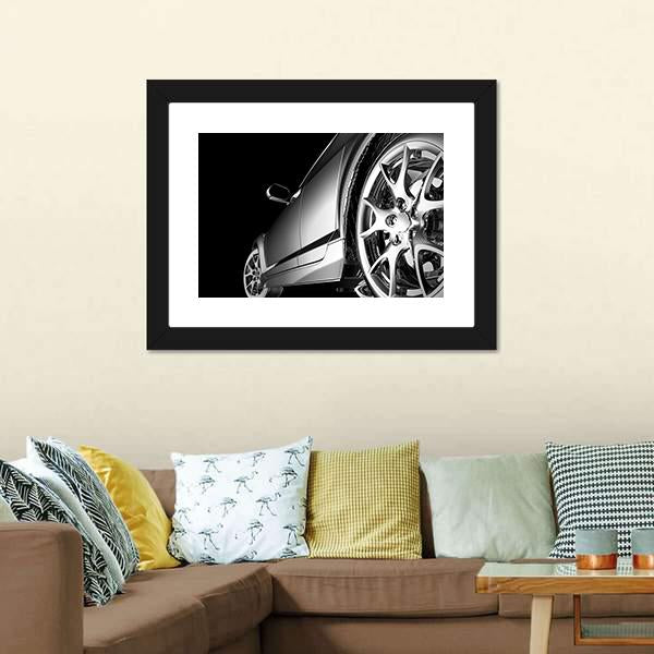 Stylish Car Canvas Wall Art-3 Horizontal-Gallery Wrap-25" x 16"-Tiaracle