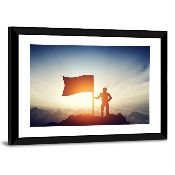 Successful Challenge Concept Canvas Wall Art-3 Horizontal-Gallery Wrap-25" x 16"-Tiaracle