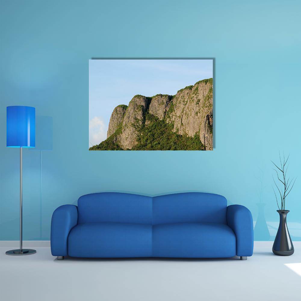 Suicide Cliff In Saipan Canvas Wall Art-1 Piece-Gallery Wrap-48" x 32"-Tiaracle