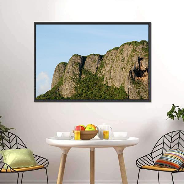 Suicide Cliff In Saipan Canvas Wall Art-3 Horizontal-Gallery Wrap-25" x 16"-Tiaracle