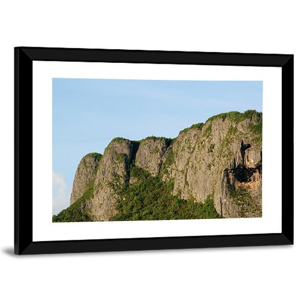 Suicide Cliff In Saipan Canvas Wall Art-3 Horizontal-Gallery Wrap-25" x 16"-Tiaracle