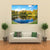 Summer Garden In Russia Canvas Wall Art-5 Horizontal-Gallery Wrap-22" x 12"-Tiaracle