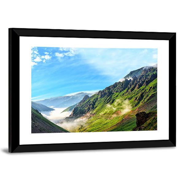 Summer In Mountains Of Kackars Panoramic Canvas Wall Art-1 Piece-36" x 12"-Tiaracle