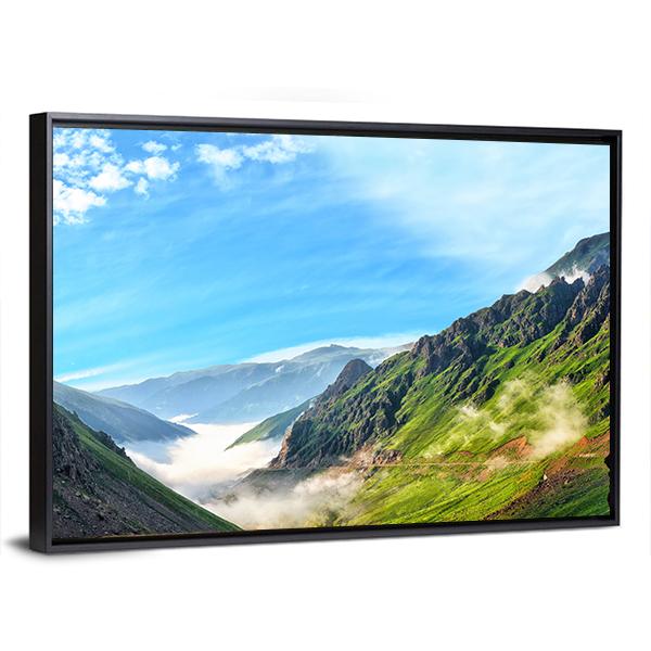 Summer In Mountains Of Kackars Panoramic Canvas Wall Art-1 Piece-36" x 12"-Tiaracle