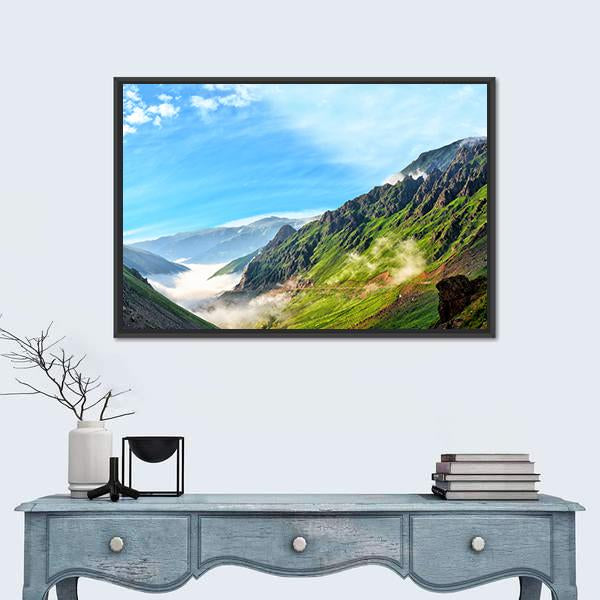 Summer In Mountains Of Kackars Panoramic Canvas Wall Art-1 Piece-36" x 12"-Tiaracle