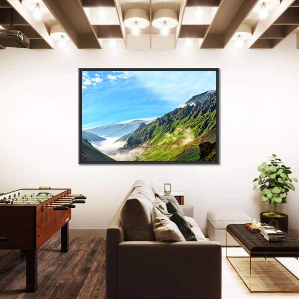 Summer In Mountains Of Kackars Panoramic Canvas Wall Art-1 Piece-36" x 12"-Tiaracle