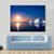 Summer Night In Antarctica Icebergs Floating In The Moonlight Canvas Wall Art-5 Horizontal-Gallery Wrap-22" x 12"-Tiaracle