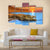 Summer Seascape Sunrise Canvas Wall Art-5 Pop-Gallery Wrap-47" x 32"-Tiaracle
