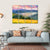 Summer Sunrise In The Mountains Canvas Wall Art-4 Horizontal-Gallery Wrap-34" x 24"-Tiaracle