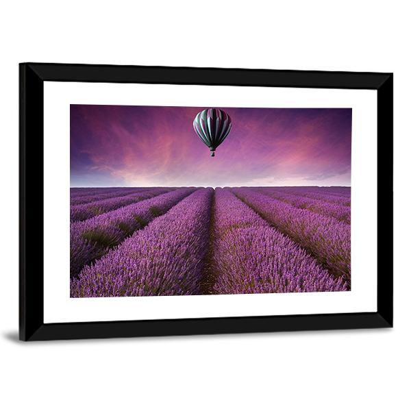 Summer Sunset Landscape Canvas Wall Art-5 Horizontal-Gallery Wrap-22" x 12"-Tiaracle