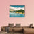 Summer View Of Sils Lake Canvas Wall Art-1 Piece-Gallery Wrap-36" x 24"-Tiaracle