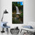 Summer View Of Waterfall Vertical Canvas Wall Art-1 Vertical-Gallery Wrap-12" x 24"-Tiaracle