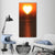 Sun For Vitamin D3 Heart Love On Sea Vertical Canvas Wall Art-1 Vertical-Gallery Wrap-12" x 24"-Tiaracle
