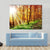 Sun In The Autumn Forest Canvas Wall Art-1 Piece-Gallery Wrap-36" x 24"-Tiaracle