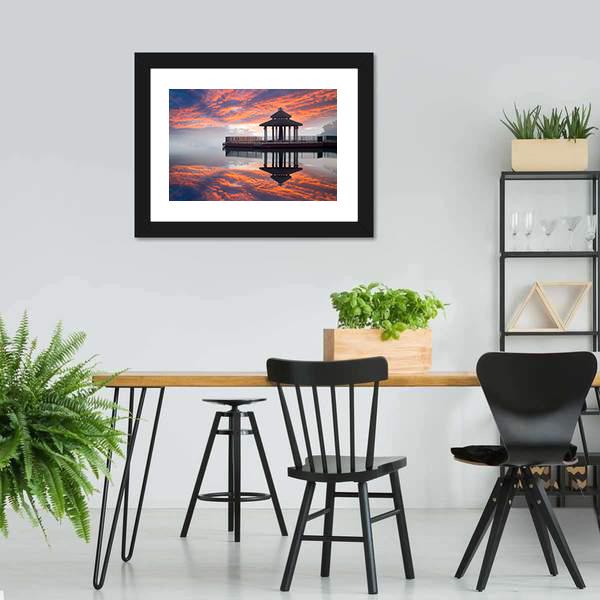 Sun Moon Lake Taiwan Canvas Wall Art-3 Horizontal-Gallery Wrap-25" x 16"-Tiaracle