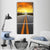 Sun Rising Sky With Asphalt Highways Vertical Canvas Wall Art-1 Vertical-Gallery Wrap-12" x 24"-Tiaracle