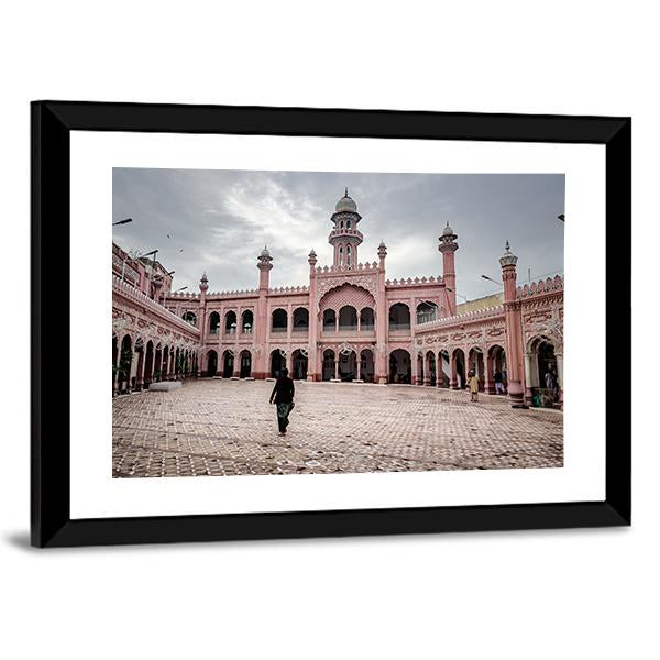 Sunehri Mosque In Peshawar Canvas Wall Art-5 Horizontal-Gallery Wrap-22" x 12"-Tiaracle