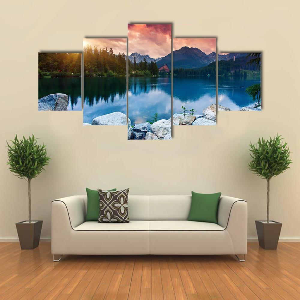 Tatra Dramatic Overcast Canvas Wall Art-4 Pop-Gallery Wrap-50" x 32"-Tiaracle