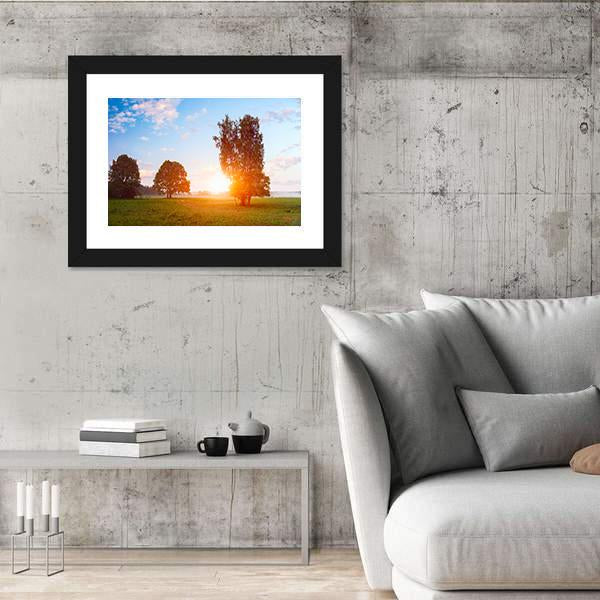 Sunny Summer Morning Canvas Wall Art-3 Horizontal-Gallery Wrap-25" x 16"-Tiaracle