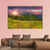 Sunrise Above Mountains Canvas Wall Art-3 Horizontal-Gallery Wrap-37" x 24"-Tiaracle