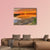 Sunrise Across A River India Canvas Wall Art-5 Horizontal-Gallery Wrap-22" x 12"-Tiaracle