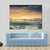 Sunrise And Shining Waves In Ocean Canvas Wall Art-1 Piece-Gallery Wrap-36" x 24"-Tiaracle