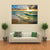 Sunrise at Atlantic Ocean Coast near Florida USA Canvas Wall Art-1 Piece-Gallery Wrap-48" x 32"-Tiaracle