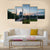 Sunrise At Blue Mosque Shah Alam Malaysia Canvas Wall Art-4 Pop-Gallery Wrap-50" x 32"-Tiaracle