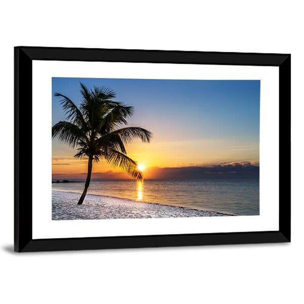 Sunrise At Key West In Florida USA Canvas Wall Art-3 Horizontal-Gallery Wrap-25&quot; x 16&quot;-Tiaracle