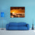 Sunrise At Sea From A Cave Canvas Wall Art-4 Pop-Gallery Wrap-50" x 32"-Tiaracle