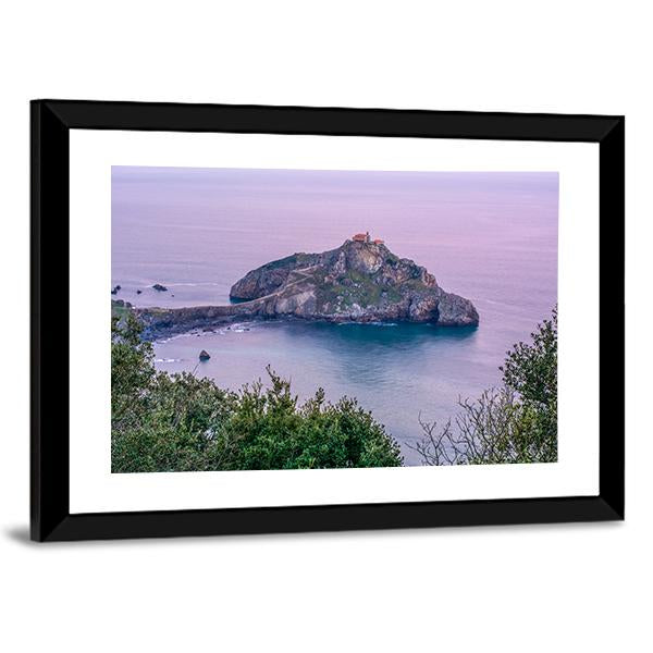 Sunrise On Island In Spain Canvas Wall Art-3 Horizontal-Gallery Wrap-25" x 16"-Tiaracle