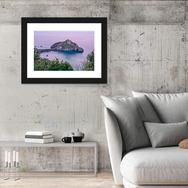 Sunrise On Island In Spain Canvas Wall Art-3 Horizontal-Gallery Wrap-25" x 16"-Tiaracle