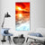 Sunrise On Ocean landscape Vertical Canvas Wall Art-1 Vertical-Gallery Wrap-12" x 24"-Tiaracle