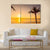Sunrise Over Beach Sea Canvas Wall Art-3 Horizontal-Gallery Wrap-37" x 24"-Tiaracle