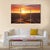 Sunrise Over Desert Canvas Wall Art-3 Horizontal-Gallery Wrap-37" x 24"-Tiaracle